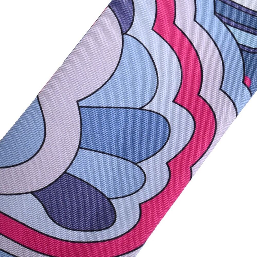 Hermès Faubourg Rainbow Twill Scarf in Multicolor Silk - Picture 6 of 9